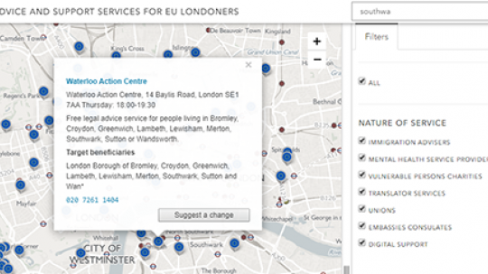 EU Londoners map screenshot